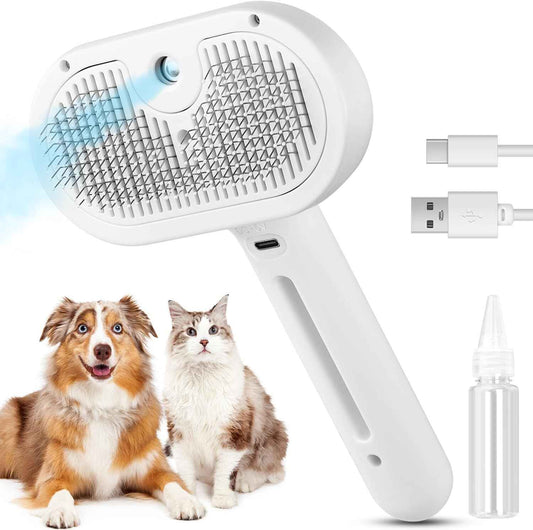 Pet Comb Self Cleaning Pets Hair Remover Brush For Dog & Cats Grooming Tools Comb Humidifier Pets